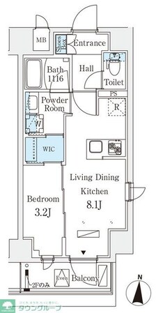リテラス住吉の物件間取画像